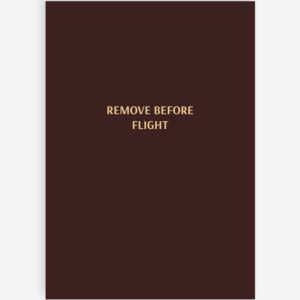 Remove before flight